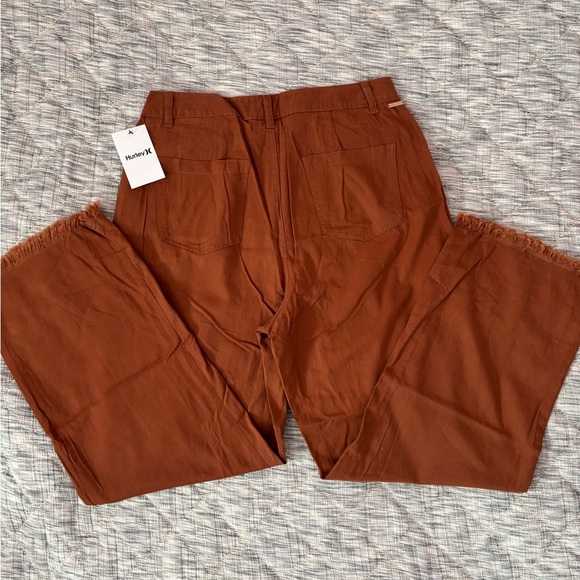 Hurley High Rise Straight Leg Cropped Pants Sz Medium NWT | Hurley Women Pants - - Picture 5 of 11
